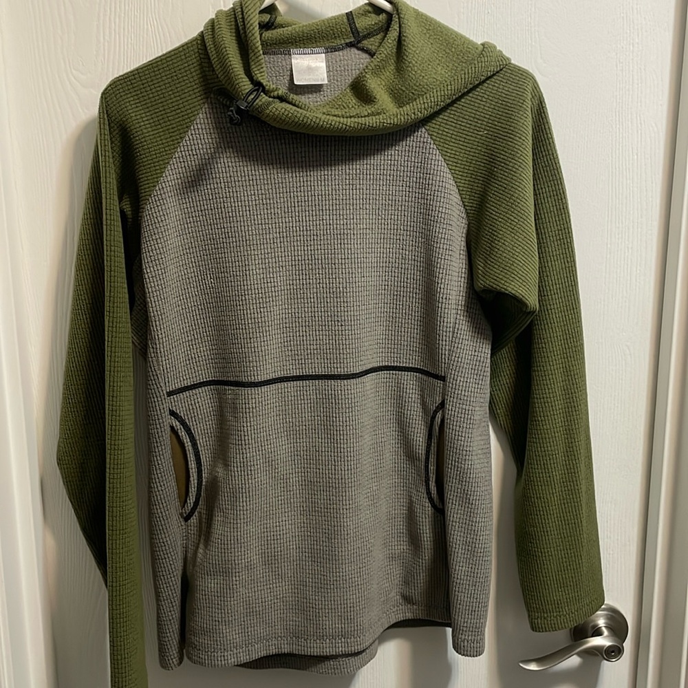 Women’s medium melanzana microgrid hoodie